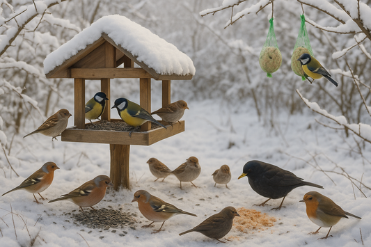 Winterfütterung bei Frost und Schnee – so hilfst du den Vögeln am meisten.