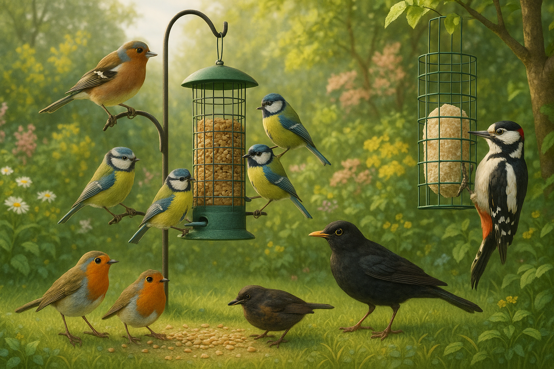 Wie Vogelfütterung zur Artenvielfalt im Garten beiträgt.