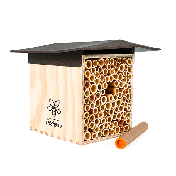 BeeHome Mauerbienen Hotel BeeHome dunkel inkl. 30 Mauerbienen
