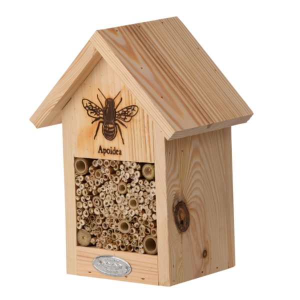 Bienenhaus mit Silhouette