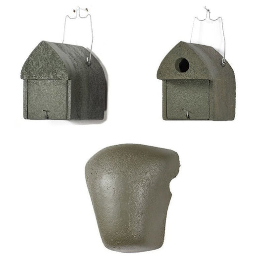 ERBECK - Nistkastenset "der Naturgarten" aus Holzbeton - Mardersicher!