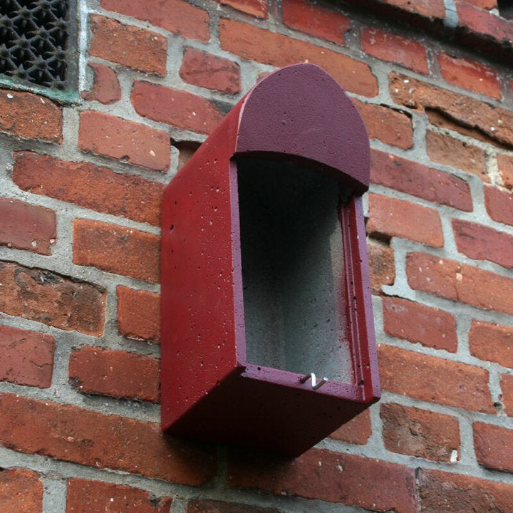 ERBECK - Universal-Nistkasten mit ovalem Flugloch für Fassaden aus Holzbeton