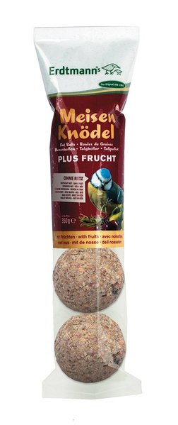 Erdtmann 4 Meisenknödel PLUS Frucht (ohne Netz)