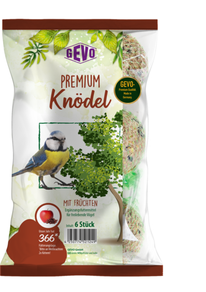 GEVO Meisenknödel mit Früchten, 6er Pac à 90 g