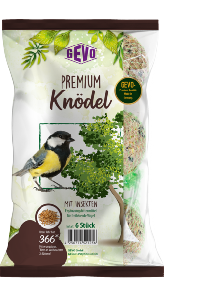 GEVO Meisenknödel mit Insekten, 6er Pac à 90 g