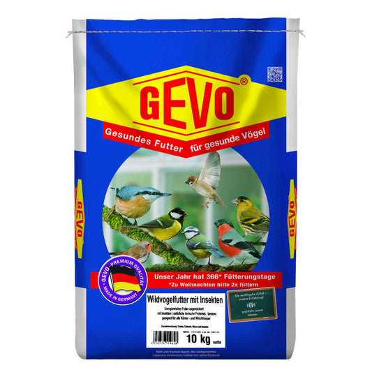 GEVO Wildvogelfutter mit Insekten und Chiasamen 10kg