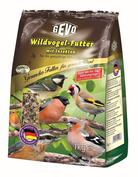 GEVO Wildvogelfutter mit Insekten und Chiasamen 2,5kg