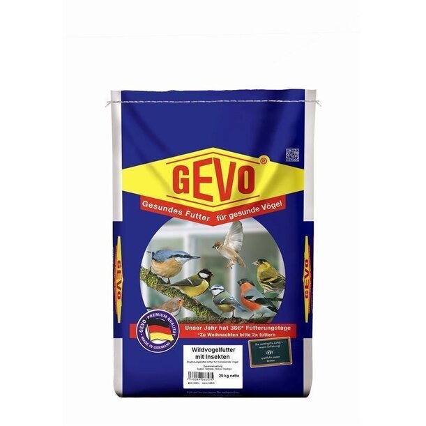 GEVO Wildvogelfutter mit Insekten und Chiasamen 25kg