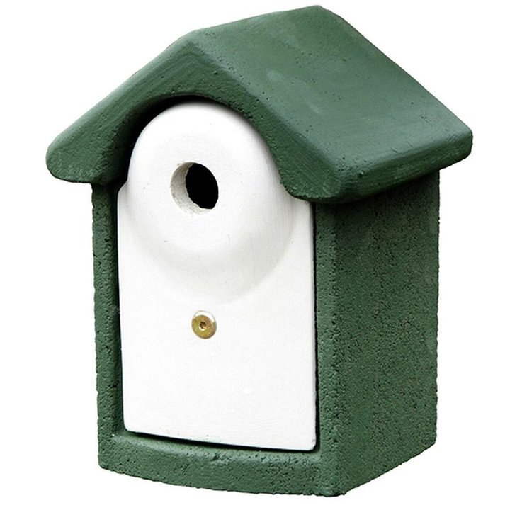 Holzbeton Nistkasten 32mm Öffnung, 20,5x30x21 cm