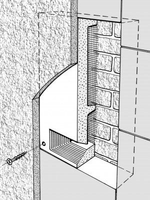 Schwegler Fledermauswinterquartier 1WI zum Einbau in Wände