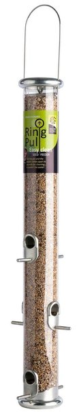Schwegler Futtersäule "Ring-Pull Pro maxi - silber" 1,5l