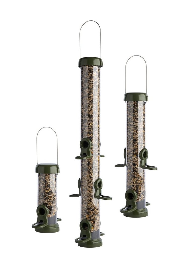 Schwegler Futtersäule "Ring-Pull Pro midi - silber" 1l