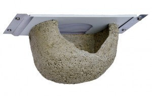 Schwegler Mehlschwalben-Anbaunest Nr. 13B inkl. 2 Halteschienen (S Halter)