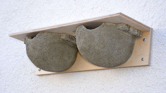 Schwegler Mehlschwalben-Fassadenset Nr. 9B (Doppelnest)