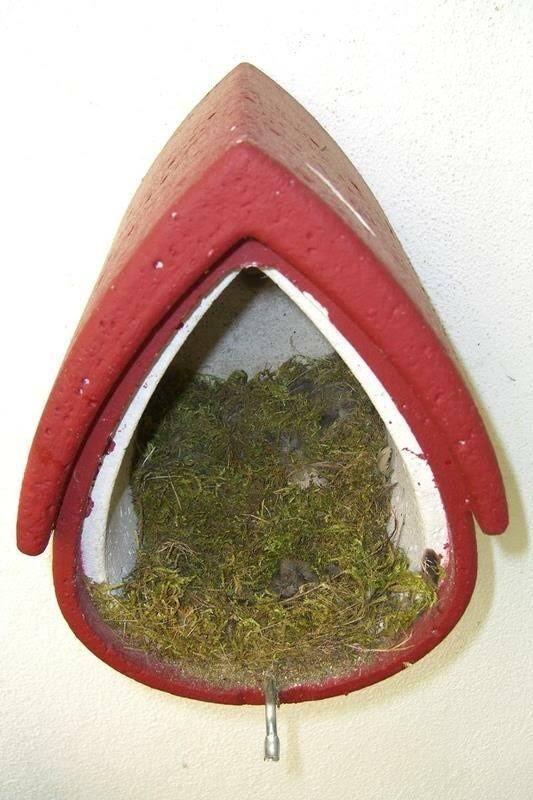 Schwegler Meisenresidenz 1MR - Farbvariante rot/grau