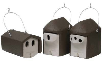 Schwegler SET2: "Garten mit hoher Katzendichte" - Nistkastenset