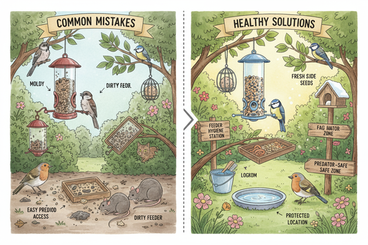Die 5 häufigsten Fehler beim Vogelfüttern – und wie du sie vermeidest