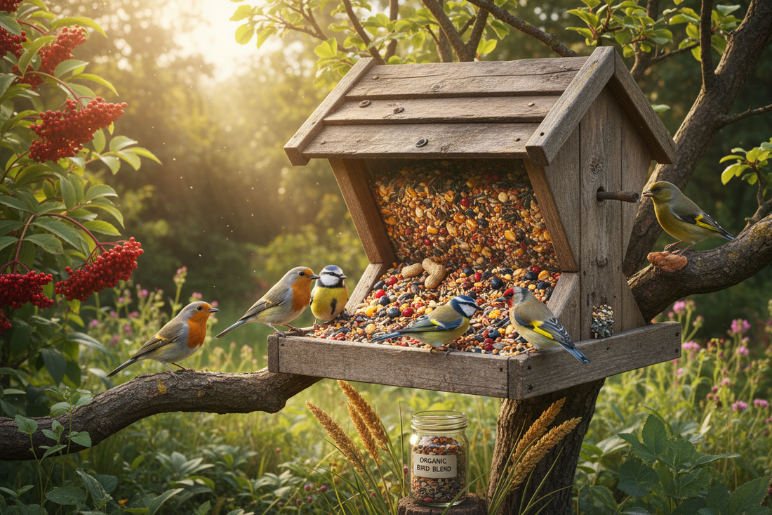 Bio-Vogelfutter im Trend: Warum nachhaltige Fütterung doppelt Gutes tut