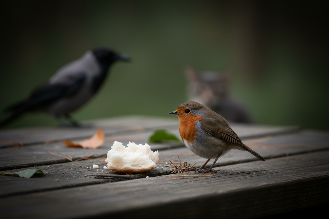 Dürfen Vögel Brot essen? Warum der gut gemeinte Snack zur tödlichen Falle wird