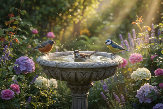 Die unterschätzte Lebensretterin: Warum dein Garten dringend eine Vogeltränke braucht