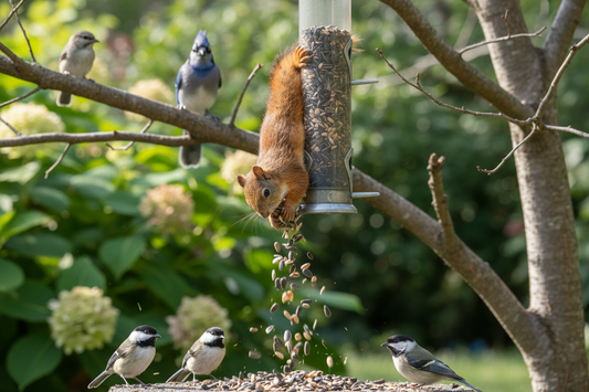 Futterdiebe im Garten? So machst du Vögel UND Eichhörnchen glücklich