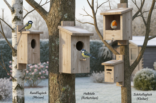 Wer zieht wo ein? Der Nistkasten-Guide