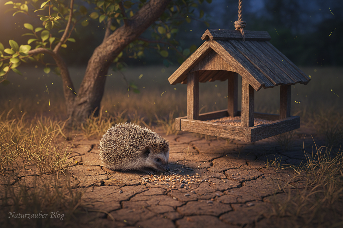 Nächtlicher Besuch unterm Futterhaus: Warum frisst der Igel plötzlich Vogelfutter? (Q&A zur Sommer-Dürre)