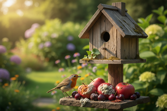 Äpfel und Kirschen im Vogelhaus? Warum frisches Obst im Sommer lebensgefährlich wird