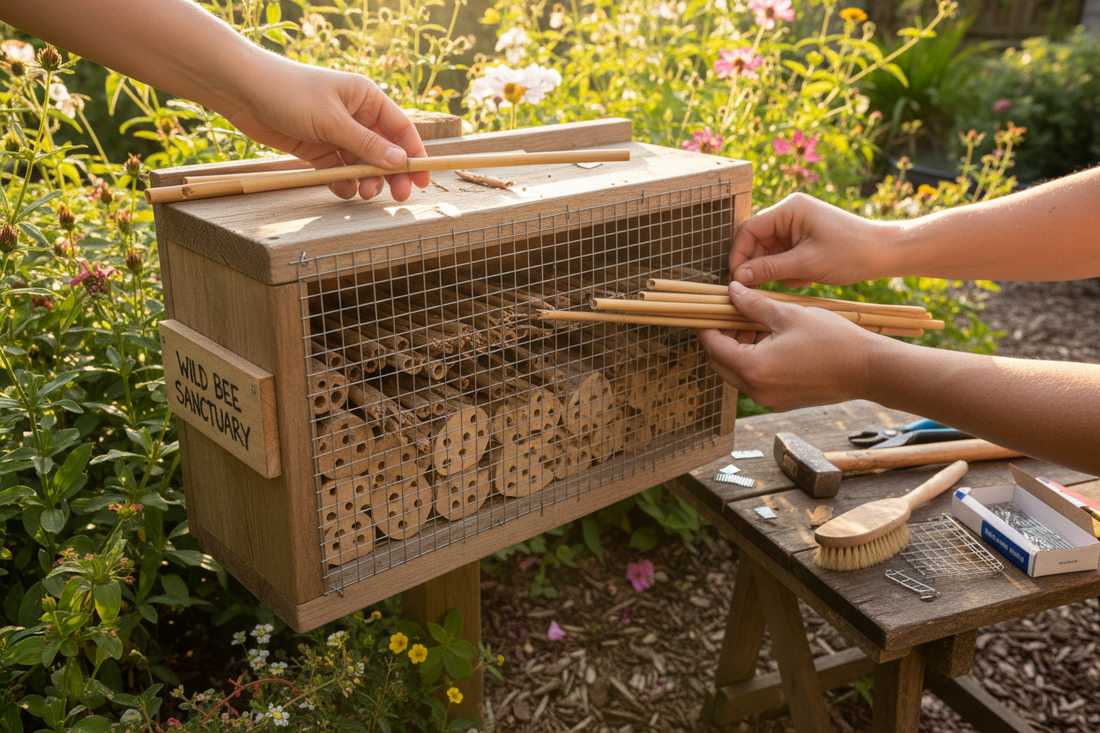 Erste Hilfe fürs Insektenhotel: So tauschst du alte Röhrchen richtig aus