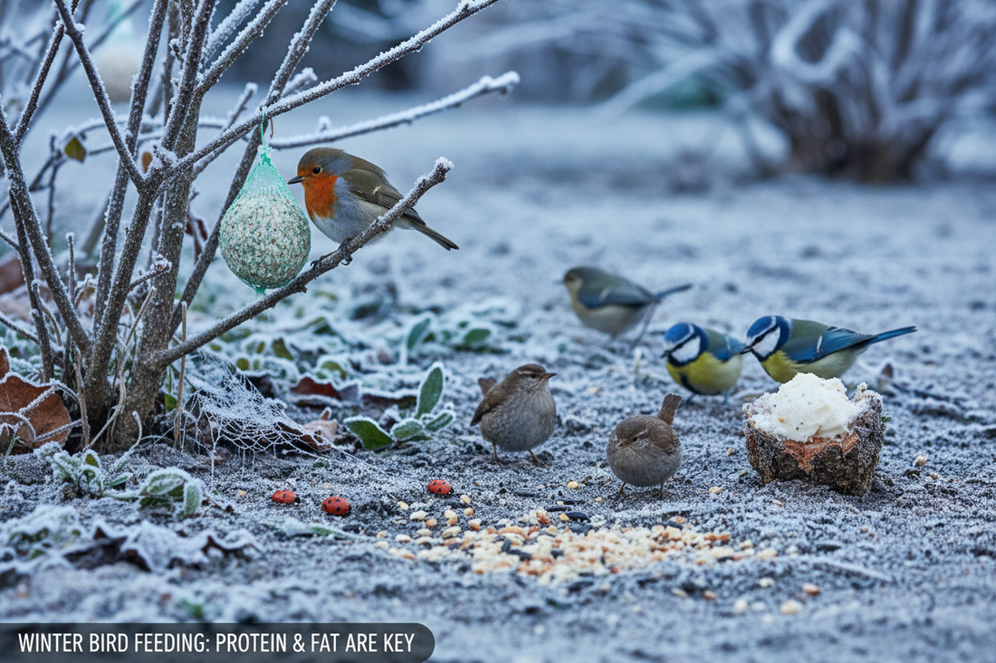 Protein-Power im Januar: Warum Vögel jetzt mehr als nur Fett brauchen