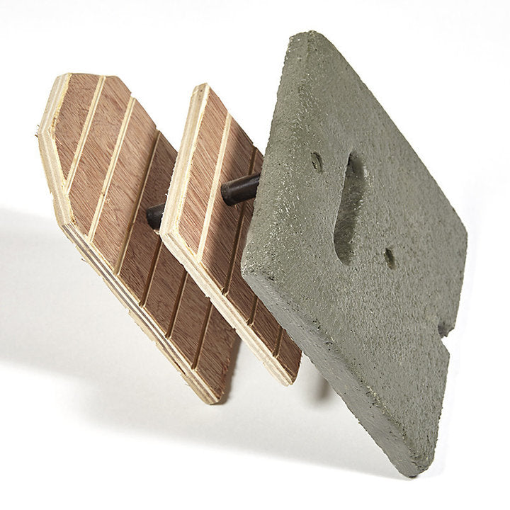 ERBECK - Nistkastenset "Höhlengarten" für Fledermäuse  aus Holzbeton - Madersicher!