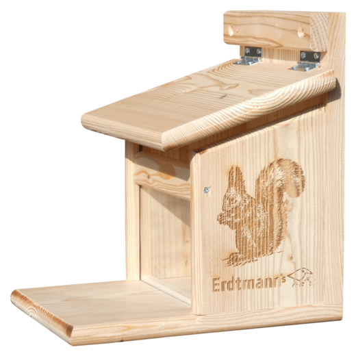 Eichhörnchenfutter-Futterautomat, unbefüllt