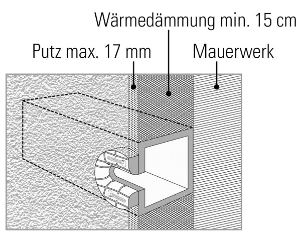 Mauersegler WDV-Einbaukasten Typ 1A