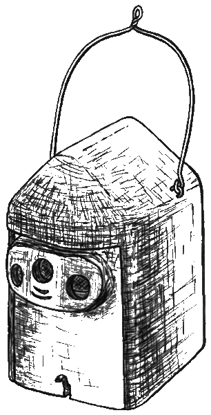 Schwegler Großraumnisthöhle 2GR (Dreiloch, 27mm) mit Räuberschutz