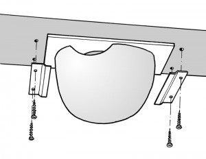 Schwegler Mehlschwalben-Einzelnest Nr. 13 inkl. 2 Halteschienen, (S Halter)