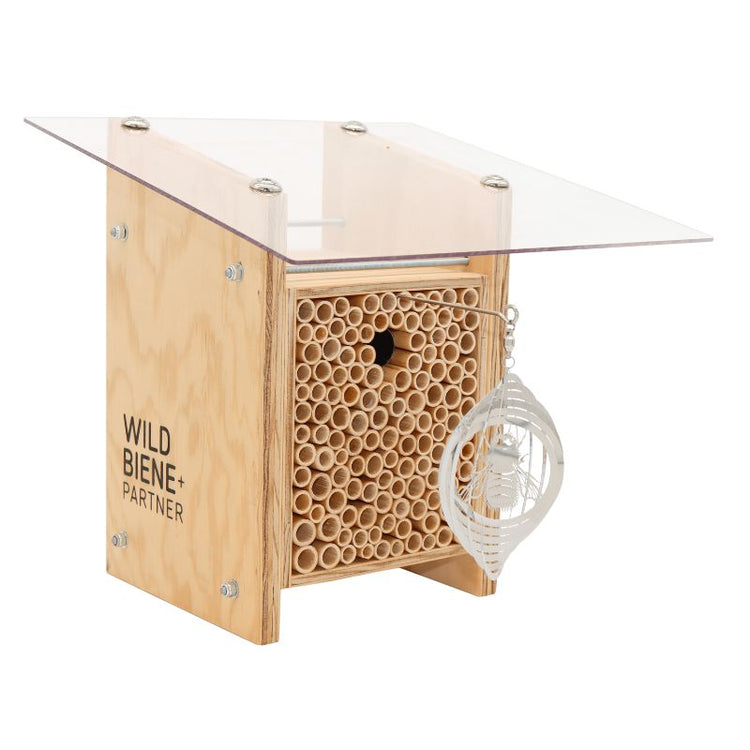 Vogelschutz-Windspiel «BeeSafe» für Bienenhotels
