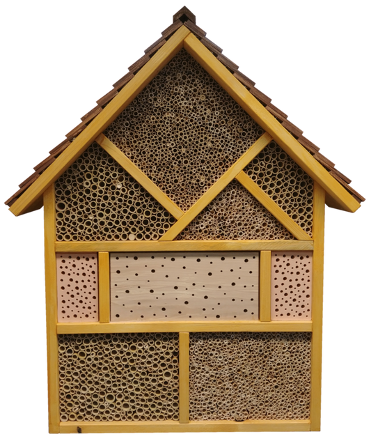 Wildbienenhotel "zur großen Bienenkönigin" - Lärche
