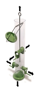 Schwegler Futtersäule "Ring-Pull Pro mini - grün" 0,5l