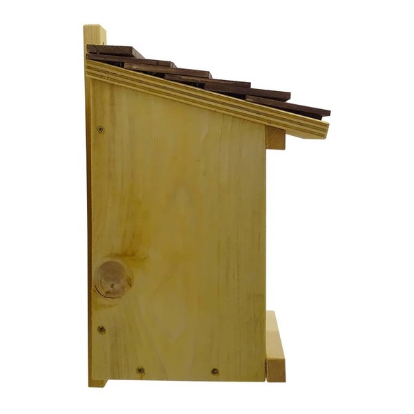 Holznistkasten aus hochwertigem Fichtenholz - 26mm Flugloch